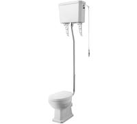 Nuie Carlton White High Level Pan, Cistern & Flush Pipe Kit - CCT0