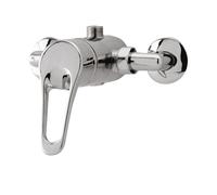 Nuie Chrome Round Manual Concealed or Exposed Shower Valve - A3200