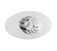 Nuie Concealed Sequential Thermostatic Shower Valve | Chrome | Brass | 200mm x 110mm x 140mm