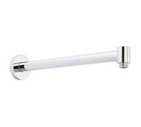 Nuie Contemporary Wall Mounted Shower Arm | Chrome | Stainless Steel | 345mm
