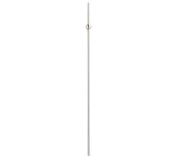 nuie Extended Horizontal Rod - Chrome, Silver