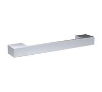 Nuie D Shaped Furniture Handle with 128mm Hole Centres | Chrome | 205mm