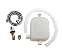 Nuie Deck Shower Kit | Chrome | Plastic | 220mm x 335mm x 90mm