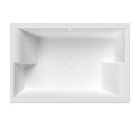 nuie 1800 x 1200 Double Ended Inset Spa Bath & Legs