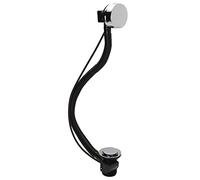 Nuie EA318 ǀ Modern Bathroom Economy Bath Pop Up Waste with Overflow, 69mm x 69mm, Chrome
