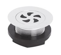 Nuie Easyclean Shower Tray Waste | Chrome | Brass | 74mm x 45mm x 74mm