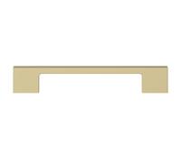 Nuie Elder Slim Line Furniture Handle | Brushed Brass | Zinc Alloy | 128mm