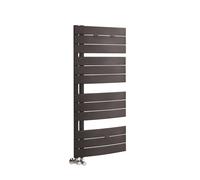 Nuie Elgin Heated Towel Rail | Anthracite | Steel | 1080mm x 550mm