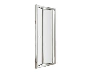 Nuie Ella Bi-Fold Shower Door | Chrome | Aluminium | 760mm x 1850mm