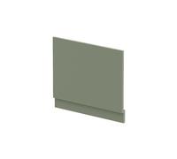 nuie BPR811 Modern Bathroom Straight Bath End Panel and Plinth, 560 x 680 x 36mm, Satin Green
