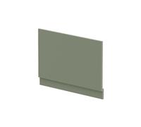 Nuie End Bath Panel with Plinth | Satin Green | MFC | 800mm