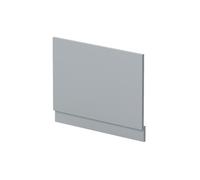 Nuie End Bath Panel with Plinth | Satin Grey | MFC | 750mm