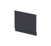 nuie BPR1412 Modern Bathroom Straight Bath End Panel and Plinth, 560 x 730 x 36mm, Satin Anthracite