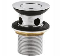 Nuie Er03 Chrome-Plated Brass Flip-Top Slotted Basin Waste (62mm) - Contemporary