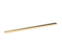 nuie H326 Modern Bathroom Furniture Finger Pull Handle, 500mm, Brushed Brass