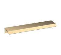 nuie H324 Modern Bathroom Furniture Finger Pull Handle, 150mm, Brushed Brass
