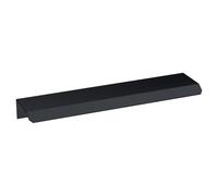 Nuie Finger Pull Handle | Matt Black | Zinc Alloy | 150mm
