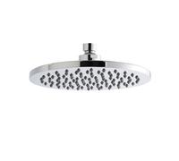 Nuie Fixed Round Shower Head | Chrome | Stainless Steel | 200mm