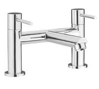 Nuie FJ313 Series Two ǀ Modern Bathroom Round Bath Filler Tap, 226 x 142 x 146mm, Chrome