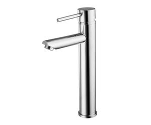 Nuie FJ319 ǀ Modern Kitchen Single Lever Handle Sink Mixer with Straight Spout, 52 x 300 x 156mm, Chrome