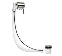 Nuie Freeflow Bath Filler with Pop-up Waste and Overflow | Chrome | Brass | 70mm x 780mm x 70mm