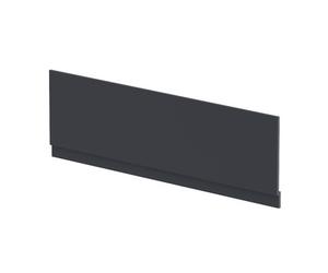 Nuie Front Bath Panel with Plinth | Satin Soft Black | MDF | 1800mm