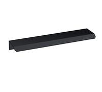 Nuie Finger Pull Handle | Matt Black | Zinc Alloy | 150mm