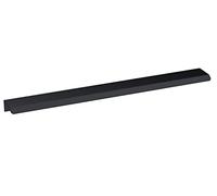 nuie H225 Modern Bathroom Furniture Finger Pull Handle, 300mm, Matt Black