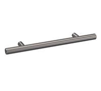 nuie H701 Modern Bar Furniture Handle, 96mm Centres, 16 x 155 x 36mm, Brushed Pewter