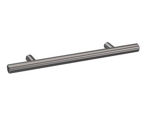 nuie H701 Modern Bar Furniture Handle, 96mm Centres, 16 x 155 x 36mm, Brushed Pewter