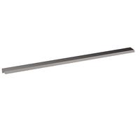 nuie Finger Pull Handle 500mm - Brushed Pewter, Silver