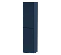 Nuie Havana Satin Midnight Blue Wall Hung Storage Unit | Indigo Blue | MFC | 1433mm x 350mm
