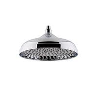 Nuie HEAD16 ǀ Traditional Bathroom Edwardian Inspired 12" Apron Fixed Shower Head, 145mm x 300mm x 300mm, Chrome