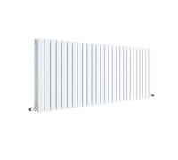 Nuie Sloane Horizontal Double Panel 600 X 1572Mm Satin White, White
