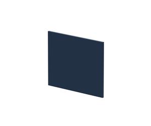 Nuie Indigo Blue MFC Square Shower Bath End Panel | Satin Midnight Blue | 700mm