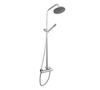 Nuie Chrome Complete Thermostatic Bar Shower With Kit - JTY375