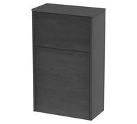 Nuie Juno Woodgrain Toilet Unit | Graphite Grey | MDF | 500mm