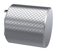 Nuie Knurled Knob Furniture Handle | Satin Chrome | Aluminium | 30mm