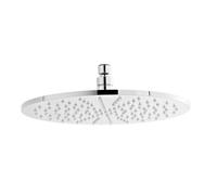 Nuie LED Round Fixed Shower Head | Chrome | Stainless Steel | 300mm