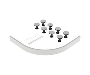 Nuie Leg and Plinth Kit for up to Quadrant and Offset Shower Trays | White | Plastic | 1000mm x 1200mm