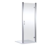 Nuie Lucie Hinged Shower Door | Chrome | Glass/Aluminium | 900mm
