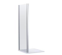 Nuie Lucie Shower Side Panel | Chrome | Glass/Aluminium | 800mm