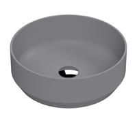 Nuie Luxe Round Countertop Basin | Matt Grey | Ceramic | 350mm