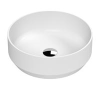 Nuie Luxe Round Countertop Basin | Matt White | Ceramic | 350mm