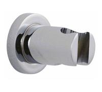 Nuie Luxury Chrome-Plated Brass Wall Bracket A377, Surface-Mount Shower Head Holder With 5-Year Guarantee