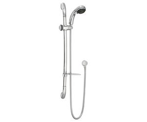 Nuie Luxury Curved Slide Rail Kit | Chrome | Brass | 215mm x 680mm x 315mm