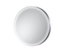 Nuie Mensa Inset Framed Round Illuminated LED Mirror with Demister and Touch Sensor | Chrome | Glass/Aluminium | 600mm
