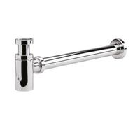Nuie Minimalist Bottle Trap with Extension Tube | Chrome | Stainless Steel | 300mm