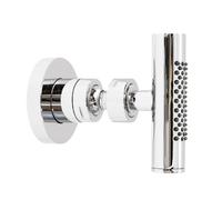 Nuie Minimalist Cylindrical Body Jet | Chrome | Brass | 55mm x 85mm x 144mm