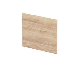 nuie MPD3031 Arno Modern Bathroom Square Shower Bath End Panel, 700mm, Bleached Oak Woodgrain